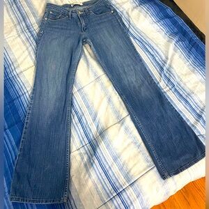 Levi's Blue Flare Wide Leg Jeans